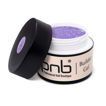 PNB UV/LED Builder Gel, Purple Stardust, 50 ml PNB-4464 фото