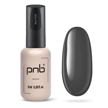 Гель лак PNB Сталева воля, 8 мл PNB-4252 фото