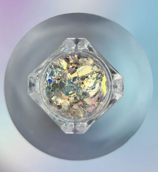 Сухі блискітки для нігтів Magic Sparkles №1 MS-01 фото