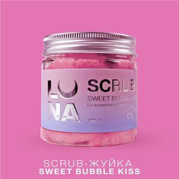 Скраб для рук та ніг з ароматом жуйки Scrub Sweet Bubble Kiss / 200ml 325-4180-1253 фото