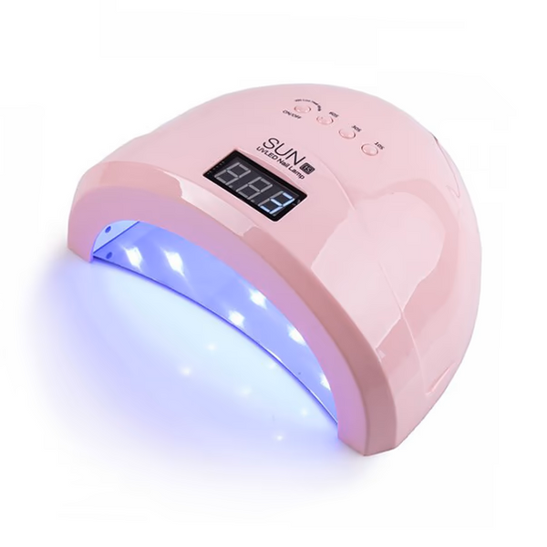 Лампа LED/UV гібрид SUN 1s 48 Вт (PINK)  LED-5722 фото