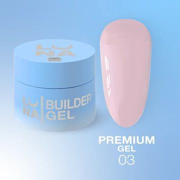 Гель для нарощування Premium Gel №3 / 15ml 323-2584-0501 фото