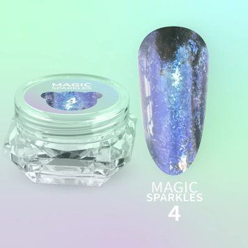 Сухі блискітки для нігтів Magic Sparkles №4 MS-04 фото