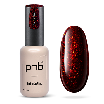 Гель-лак PNB Garnet Glow, 8 мл PNB-4257 фото