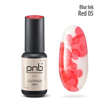 Аква-чорнила для дизайну нігтів PNB 05/ Blur ink Red / червоні 4 мл PNB-1915 фото