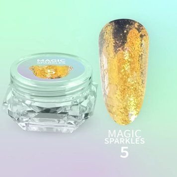 Сухі блискітки для нігтів Magic Sparkles №5 MS-05 фото