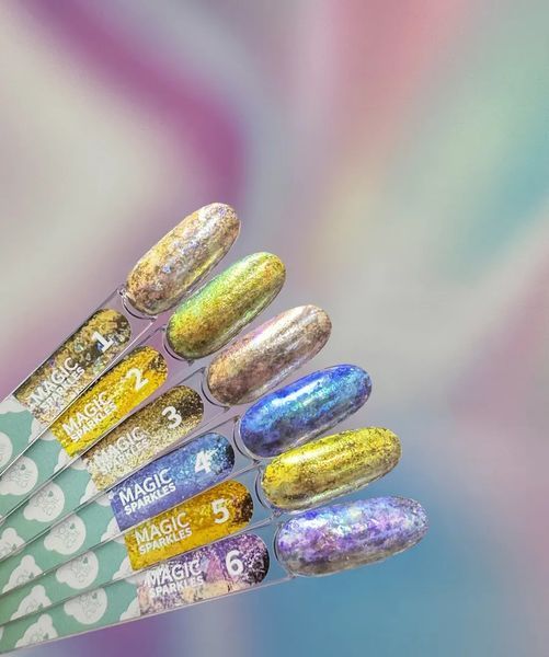 Сухі блискітки для нігтів Magic Sparkles №5 MS-05 фото