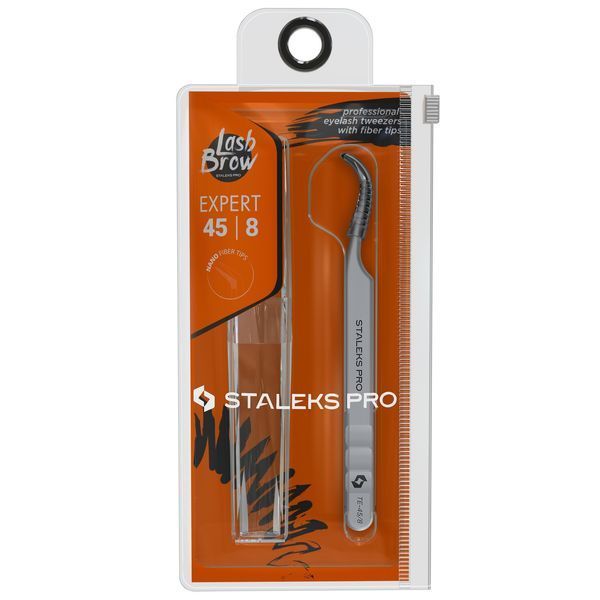 Пінцет STALEKS PRO TE-45-8 TE-45-8 фото