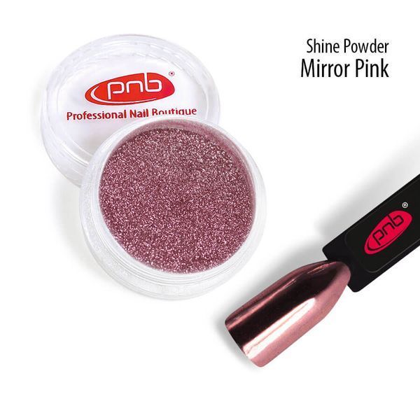 Втирка-блиск Зеркальний рожевий PNB /Shine Powder Mirror Pink PNB, 0,5 г (6 шт/упак) PNB-8015 фото