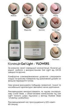 Гель Gel Light Coffee Rose (kavova troyanda) кавова троянда, 14 ml DA-GL-02 фото