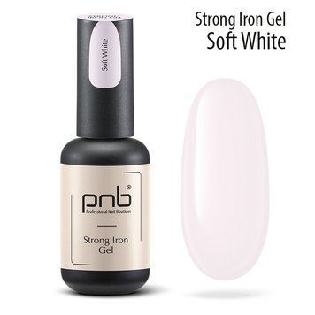 PNB UV/LED Strong Iron Gel, Soft White, 8ml PNB-4124 фото
