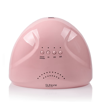 Лампа LED/UV гібрид SUNone 48 Вт Pastel Pink  LED-1907 фото