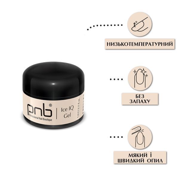 PNB UV/LED Ice IQ Gel, Crystal, 5 ml PNB-4325 фото