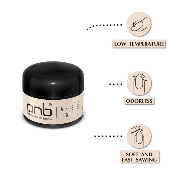 PNB UV/LED Ice IQ Gel, Crystal, 5 ml PNB-4325 фото