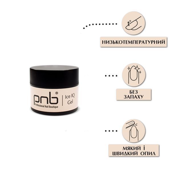 PNB UV/LED Ice IQ Gel, Sparkling Rose, 15 ml PNB-4348 фото