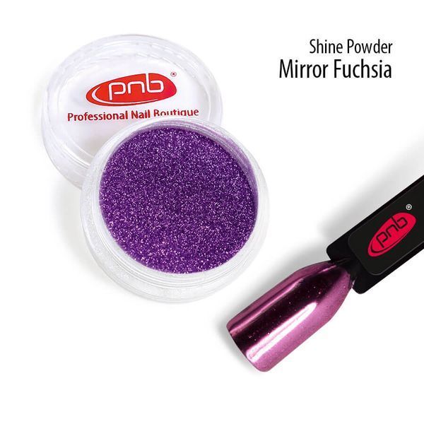 Втирка-блиск Зеркальная фуксия PNB /Shine Powder Mirror Fuchsia PNB, 0,5 г (6 шт/упак) PNB-8016 фото
