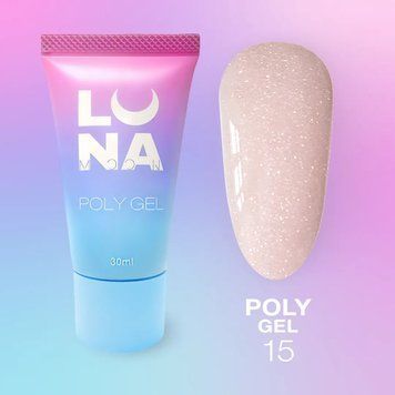 Полігель для нарощування Poly Gel №15 / 30ml 876-4891-1384 фото