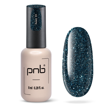 UV/LED Gel Polish SHOCK EFFECT 03 Azure PNB 8 ml PNB-2011 фото