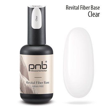 PNB UV/LED Revital Fiber Base, Clear, HEMA FREE 17 ml PNB-4015 фото