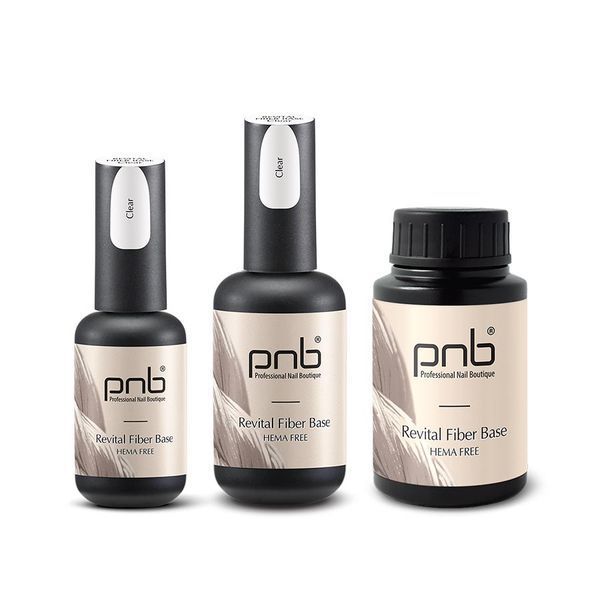 PNB UV/LED Revital Fiber Base, Clear, HEMA FREE 17 ml PNB-4015 фото